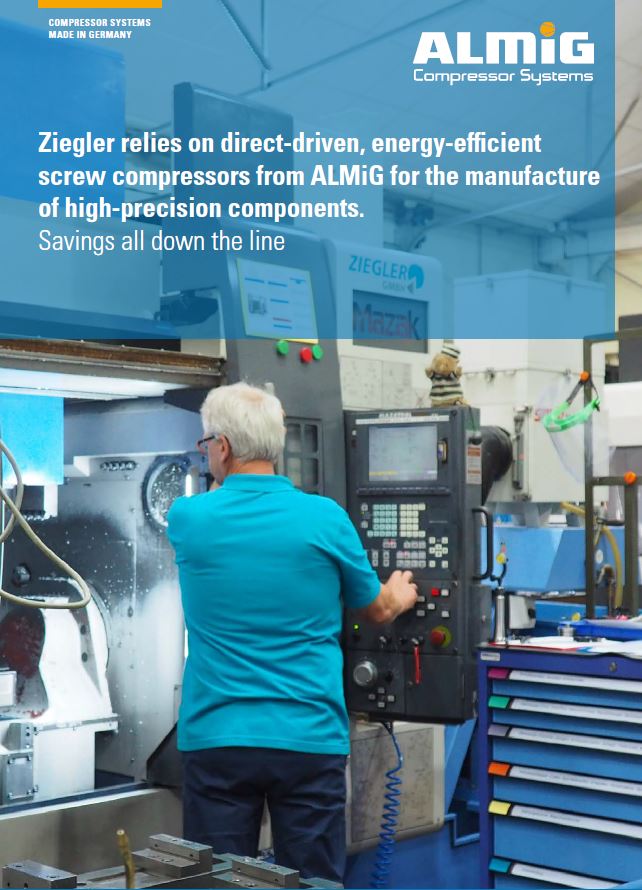 ALMiG Case Study - Ziegler GmbH - Photo de couverture en anglais