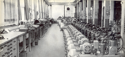 Sala di produzione ALMiG - anni '40